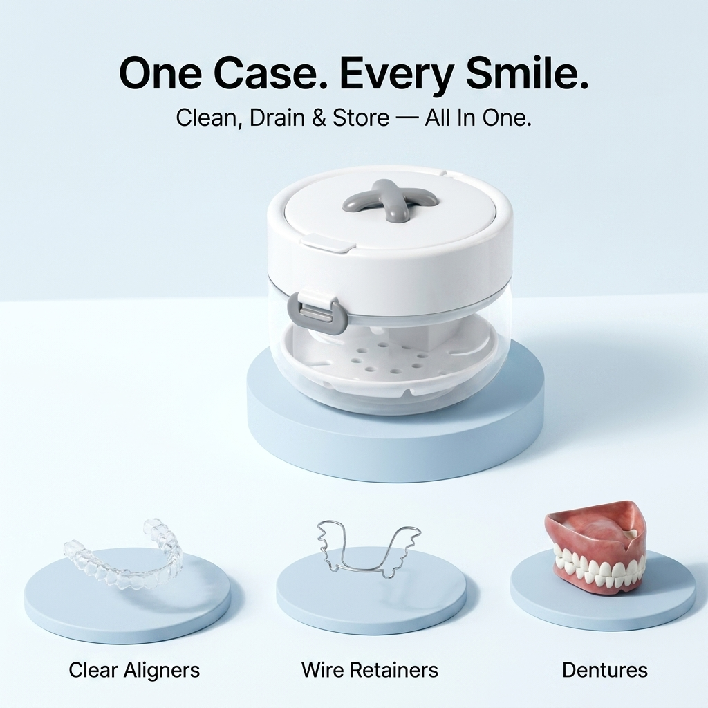 Retaina™ 3-in-1 Retainer Case