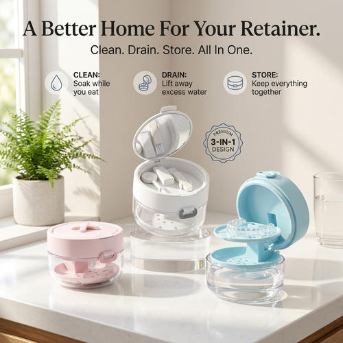 Retaina™ 3-in-1 Retainer Case